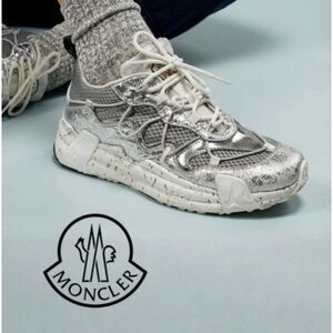 Moncler Urbancore Cybercore Compassor Sneakers in Silver 39~$730